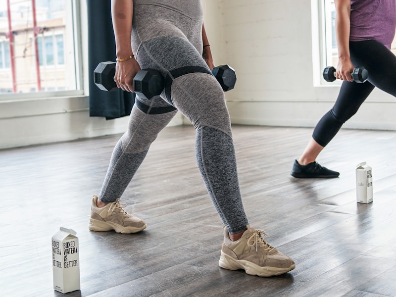 Home workout setup